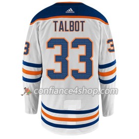 Adidas Maillot de Hockey Edmonton Oilers CAM TALBOT 33 Blanc Authentic - Homme